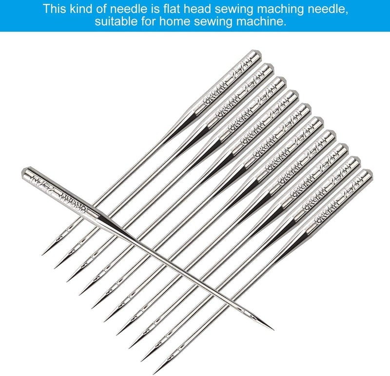 APACALI 50 PCS Embroidery Sewing Machine Needles for Brother Size 75/11 130/705H HAx1 Sewing Needles for Brother Sewing Machine (5 Pack of 10 Needles) - Image 4